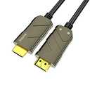 BIFALE 8K Fiber Optic HDMI Cable 50ft, HDMI 2.1 Cable Support 8K@60Hz,4K@120Hz, 48Gbps, Dynamic HDR 10, eARC, Dolby Vision, HDCP2.2, 4:4:4, Compatible with Apple TV, Projector, Xbox, PS4-15.3m