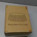 Blissun Christmas Tree Collar, 28.7" D Round Plastic Christmas Tree Ring, Christmas Tree Skirt for Artificial Christmas Trees Decoration 