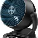 Dreo Fan for Bedroom, 12 Inches, 70ft Powerful Airflow, 28db Quiet Table Air Circulator Fans for Whole Room, 120 Adjustable Tilt, 3 Speeds, Desktop Fan for Home, Office, Kitchen (Black)