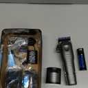 FXONE LO-PROFX Professional Cordless Clippers for Men with Interchangeable Battery (Gray)
