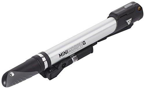 Topeak Mini Morph Floor Pump with Gauge, Silver