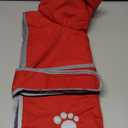 Dog Winter Coat Thermal Quilted Dachshund Coat,with Warm Flannel Lining,Geyecete Waterproof Outdoor Dog Apparel with Adjustable Bands for Small, Medium, Large Dog-Red-M