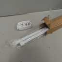 White Spring Tension Rod, Max 18 to 36 Inch Adjustable Tension Rods 24 to 36 inch, No-Drill Easy Installation Rust-Resistant Spring rod, Suitable for Closets Rod, Shoe Cabinets