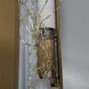 Tiandirenhe Hanging Starburst Light,112 LED Firework Fairy Starburst String Lights Hanging Star Lights with Remote, 8 Lighting Modes Operated, Starry Light for Garden Party Christmas (Warm White) (Yellow)