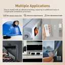 Dual Lock Low Profile Reclosable Fastener SJ4570 | 1/2" x 7.5Ft | Industrial-Strength Mounting Strips | Self Mating Interlocking Hook with Strong Adhesive | Indoor & Outdoor Use