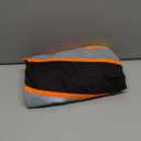 JKSafety 9 Pockets Class 2 High Visibility Dual Color Zipper Front MESH Lite Safety Vest | Orange Color Triming Reflective Strip | ANSI/ISEA Standards (100-Yellow-Black, M)