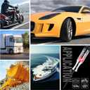 Automotive Test Light 5-90V Digital LED Circuit Tester with Voltage Display, Auto Bidirectional Light Tester, Electrical Voltage Tester with Extended Spring Wire & Probe for Car/RV/Vehicles