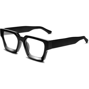 VANLINKER Thick Square Sunglasses for Men Women Retro Chunky Rectangle Shades UV400 Protection VL9731