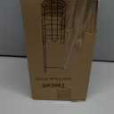 TomCare Toilet Paper Holder Toilet Paper Stand and Dispenser for 3 Spare Rolls Metal Wire Free-Standing Toilet Tissue Paper Roll Storage Shelf Bathroom Accessories Storage Organizer Black