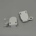 Universal Replacement Installation Accessories for Indoor/Outdoor Sunshade and Roller Blinds (White)