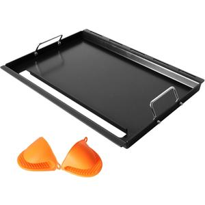 6787 Full Size Griddle Inserts for Weber GS4 Spirit I & II 300 Series Flat Top Grill Plate with Handles for Weber Spirit 2 E310 E330 E320 E330, S310 S315 Grill Parts