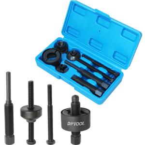 DPTOOL Power Steering Pump Pulley Puller Remove Install Tool Compatible with Ford GM Volkswagen Chrysler Vehicles
