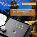 Outdoor Power Stake Timer with Photocell, Dusk to Dawn, 6 Electrical Outlet Power Strip Light Timer,Weatherproof, 6FT Extension Cord Multiple Outlet for Christmas Lights, Yard