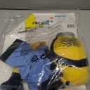 Halloween Costume for Adult Women,Goggles/Yellow Beanie/Blue Dress/Suspenders/Gloves Halloween Costume Accessories