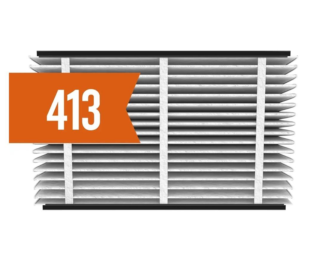 Aprilaire 413 MERV 13 Replacement Whole-House Furnace Air Purifier Filter - 16x25x4 (2 Pack) + AprilAire 35 Whole-Home Humidifier Water Panel Filter Replacement (2 Pack) BundleAmazon's Choice