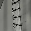 Coat Rack Wall Mount, Wooden Heavy Duty Coat Rack for Wall,6 Triple Coat Hanger Hooks for Hanging Coats,Jacket,Hat,Clothes (Grey White, 6 Hooks)