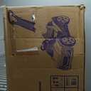 BEST RIDE ON CARS Fiat 500 Push Car for Kids, White, Stroller, Adjustable Handle, Music, Stable Wheels, Safety Belt, Multi-Functional Steering Wheel