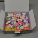 24 Pcs Easter Eggs Filled with Bunny Figurines SetPrefilled Easter Egg Party FavorsEaster Bunny Figurines Basket Stuffers Fillers, Party Favors and Classroom Prize Supplies