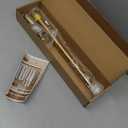 Closet Rods For Hanging Clothes, 17-28 Inch Adjustable Closet Rod, Stainless Steel Heavy Duty Closet Hanging Rod-Gold