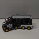 Police Truck Toy for 3 4 5 6 Years Old Boys - Carrier Vehicle Toy Set with 3 Small Cars and 1 Helicopter, Kids Firction Powered Car for Age 3-9, Gifts for Boys and Girls