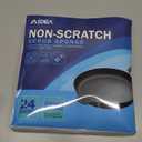 AIDEA Non Scratch Scrub Sponge, 24Count, Sponges for Dishes, Sponges Kitchen, Cleaning Sponge, Cleans Fast Without Scratching, Stands Up to Stuck-on Grime, Cleaning Power for Everyday Jobs (Blue)