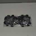 Ice Cleats for Shoes and Boots, Silicone Crampons,11 Stainless Shoe Spikes for Snow and ice, Heavy Duty Traction for Hiking, Climbing &Mountaineering, Ice Fishing (Ultra-Cold -45C, Easy On/Off Unisex) (Small)