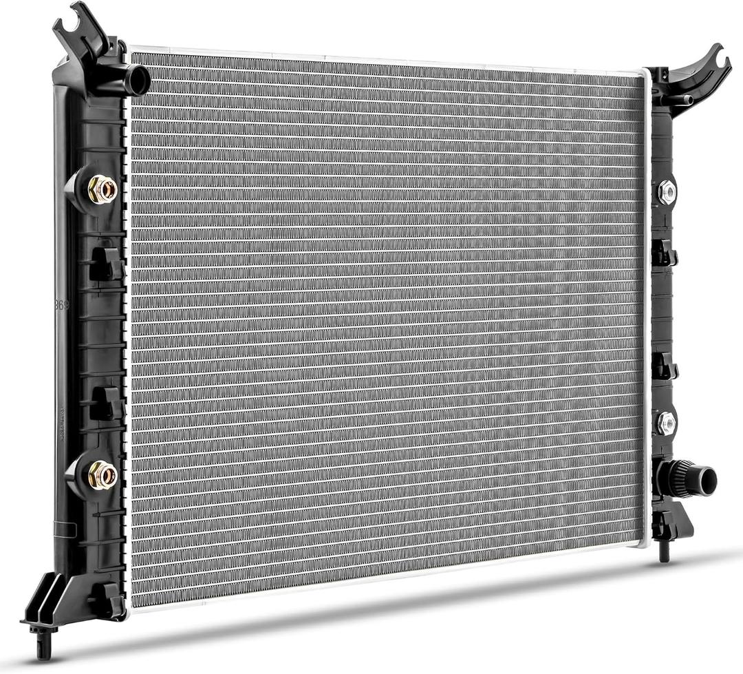 DWVO Radiator Compatible with 2011 2012 2013 2014 2015 2016 2017 2018 2019 Chevrolet Silverado 2500 HD 3500 HD 2011-2019 GMC Sierra 2500 HD 3500 HD 6.0L V8 CU13301