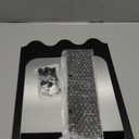 Snazzify 16x12 Inch Wall-Mounted Mirror with Shelf and Hooks, White Decorative Entryway Mirror with Storage for Hallway, Bathroom, or Bedroom - 4in Shelf Width, Black