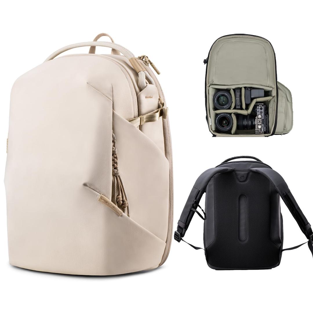 PGYTECH OneGo Lite 22L Camera Backpack Water-Resistant DSLR/Mirrorless Bag for Sony/Canon/Fujifilm, Drone Backpack, Tripod Mount Travel & Weekend Photography Pack for 16" Laptop 