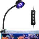 hygger 30 Watts Aquarium LED Reef Light, Dimmable Full Spectrum Marine LED Fish Tank Light Saltwater Nano Aquarium LPS SPS Lighting