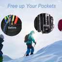 Leather EDC Belt Organizer for Men, Multitool Sheath for Belt, Tactical Pen Holster, Flashlight Holster, Everyday Carry Multi Tool Holster, EDC Belt Pouch (Large)