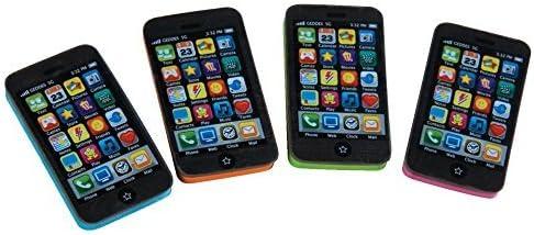 Raymond Geddes Smart Phone Erasers For Kids (Pack of 24)