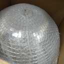 16-Inch Large Disco Ball  Big Hanging Mirror Ball Disco Ball Decor for Disco Party Decorations, Weddings, Events, Disco Christmas Decor, and Home Celebration