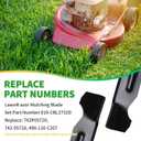 742P05720 742-05720 Mulching Mower Blade, Compatible with 42" Deck Cub Cad et/MTD/Craft sman XT1-LT42E ZT1-42E Z5200 Lawn Mower, Replace 742-05720 490-110-C207, 2 Pack