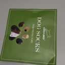 EXPAWLORER Anti Slip Dog Socks to Prevent Licking Paws, Dog Shoes for Hot Pavement, Dog Booties for Hardwood Floors, Dog Boots & Paw Protectors with Grippers for Small Medium Large Senior Dogs Khaki M