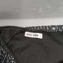 GRACE KARIN One Shoulder Sequin Sparkly Tops for Women Ruched Asymmetrical Glitter Tops Slimming Sparkle Party Shirts (XX-Large, Silver Black)