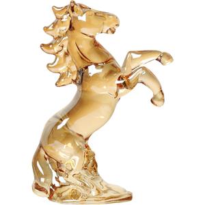4.1" Crystal Horse Statue Year of The Horse 2026 Crystal Figurine Gift Hand Blown Glass Horses Feng Shui Chinese New Year Zodiac Collectible Figurine for Home Office Tabletop Lucky Wealth Decor