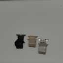 BELONGME 3 Pack Mesh Loop Compatible with Apple Watch Bands for Women Men  42mm 44mm 45mm 49mm 46mm Series 11 10 9 8 7 6 5 4 Ultra3 SE3 2, Stainless Steel Metal Magnetic Strap for iWatch (Black+Silver+Starlight)