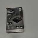 GE USB-C to Dual HDMI Adapter 4K @60hz, Type C to HDMI Converter, Display, Splitter and USB C Pass-Through Supports Extended Display of Dual Monitors, for Laptop, Desktop, Tablet, Gray, 81661