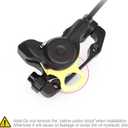Zoom HB875 Hydraulic Disc Brakes Set, Black, Mountain Bike Left Front 850mm Right Rear 1450mm, Suitable for Mountain Bikes and Fat Bikes