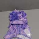 Lukovee Recovery Suit for Dogs, Zipper On Recovery Suit for Female Male Dog, Onesie Abdominal Wounds Cone E-Collar Alternative Prevent Licking Spay Recovery Suit (Small, Purple Tie-dye)