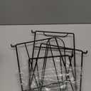 SUFAUY Beverage Can Dispneser Organizer, Stackable Shelves for Storage for Pantry, Black- 2 Pack (16.5"L X 5.8"D X 9.7")