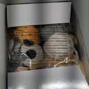 JOYIN 6Pcs Kids Hand Puppet Set with Working Mouth, Toddler Plush Toy Includes Elephant, Giraffe, Lion, Bear, Raccoon and Monkey for Show Theater, Christmas Birthday Gifts for Kid