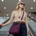 Travelon Anti-Theft Classic Essential Messenger Bag, Purple