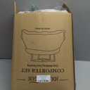 JOLLYVOGUE Queen Comforter Set, Ultra-Soft Bed in a Bag Queen Size 7 Pieces, Oeko-TEX Certified Bedding Set with Down Alternative Comforter, Sheets, Pillowcases & Shams, Beige