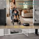 Cumbor 37-55" Retractable Baby Gates for Stairs & Doorways, Indoor Outdoor