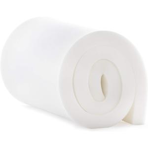 Linenspa High Density Cushion Craft Foam - Perfect for Chairs, Sofas, Headboards, and DIY Projects, 2" x 24" x 72", White