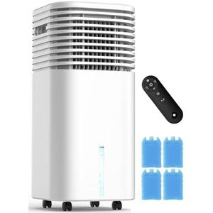 FANCOLE Windowless Portable Air Conditioners with 4Modes & 3Speeds, 15H Timer for Smart Auto-off, 2Gal Tank for 20H Cooling, Evaporative Air Cooler 17 FT Remote, 120° Swing Swamp Cooler No Hose Needed MISSING PARTS