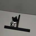 GTEWERK Shower Squeegee for Glass Doors, Silicone Window Squeegee, Bathroom and Glass Cleaning - Black - 11 Inch