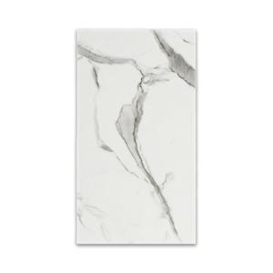 20 PCS 23.6x11.8 (1x2 FT) Peel and Stick Marble PVC Wall Panels, Interlocking Waterproof Kitchen Backsplash Tiles, Self-Adhesive Wall Covering, Easy DIY Decorative Wall Panels,White